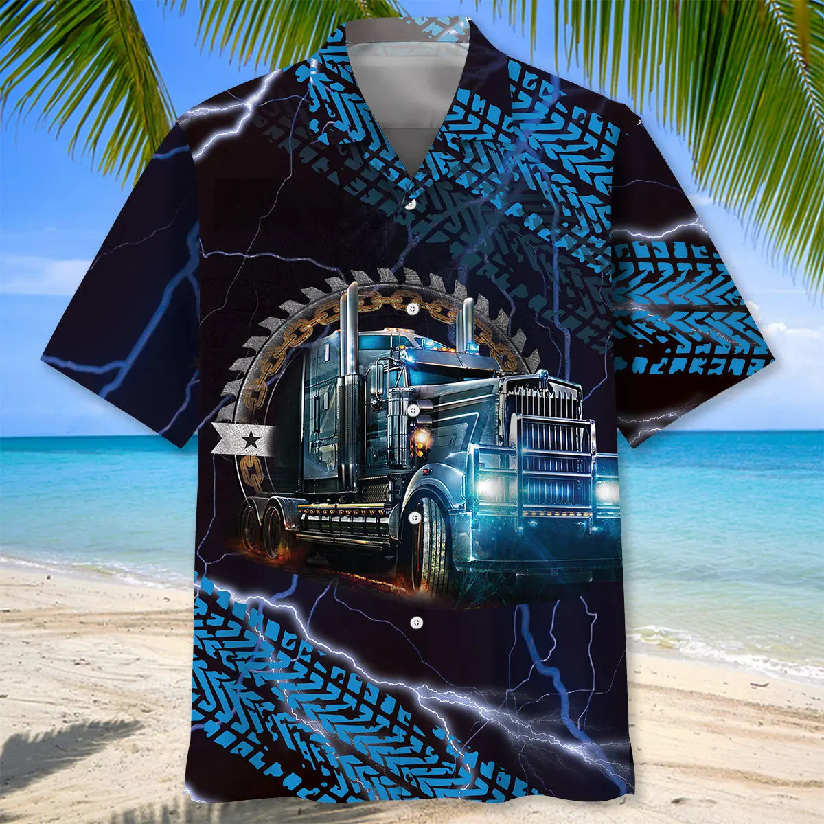 Trucker Light Hawaiian Shirt