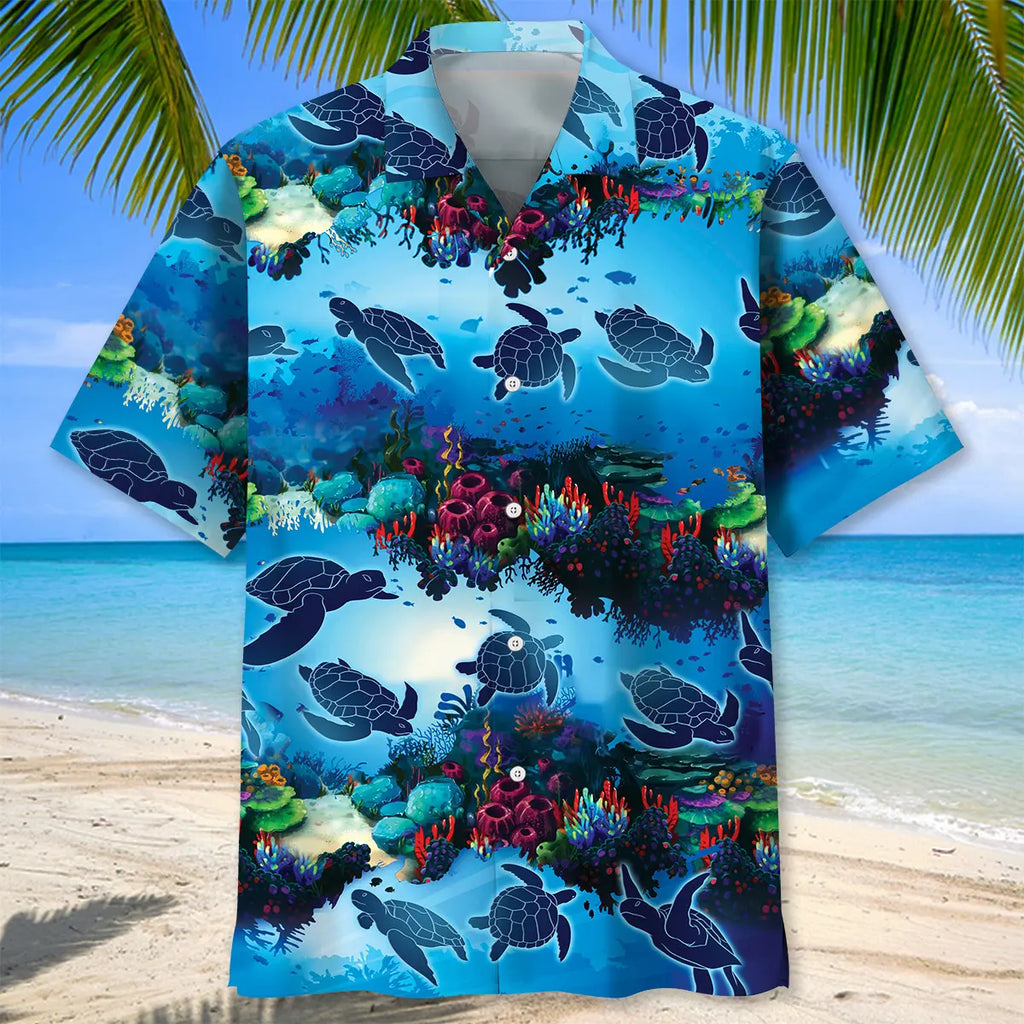 Turtle Ocean Hawaiian Shirt