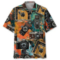 Hawaiian Shirt / Adults / S Vintage Camera Hawaiian Shirt