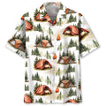 Hawaiian Shirt / Adults / S Vintage Camping Tent Hawaiian Shirt