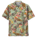 Hawaiian Shirt / Adults / S Vintage Trumpet Style Hawaiian Shirt