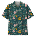 Hawaiian Shirt / Adults / S Volleyball And Dog Hawaiian Shirt