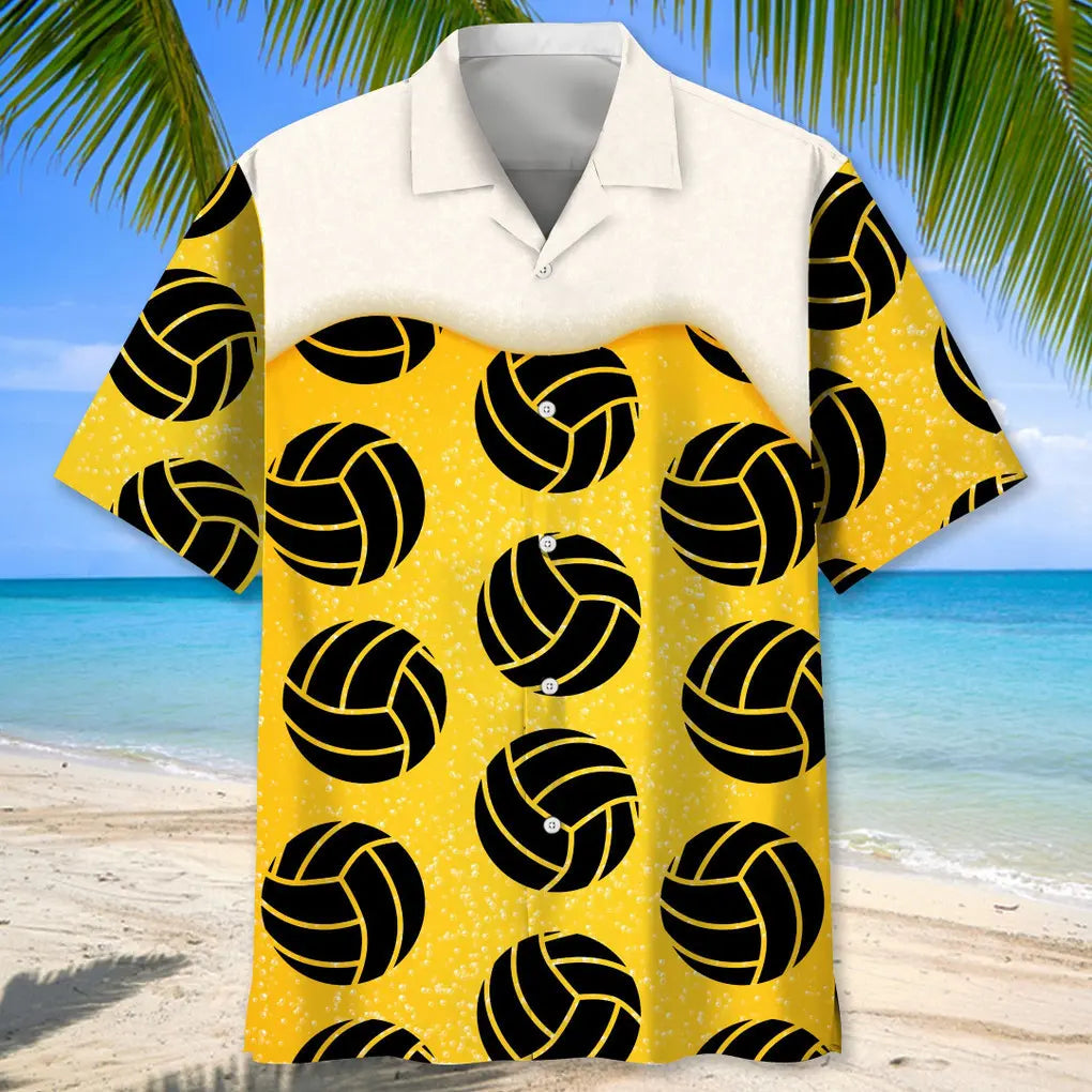Volleyball Beer Hawaiian Shirt
