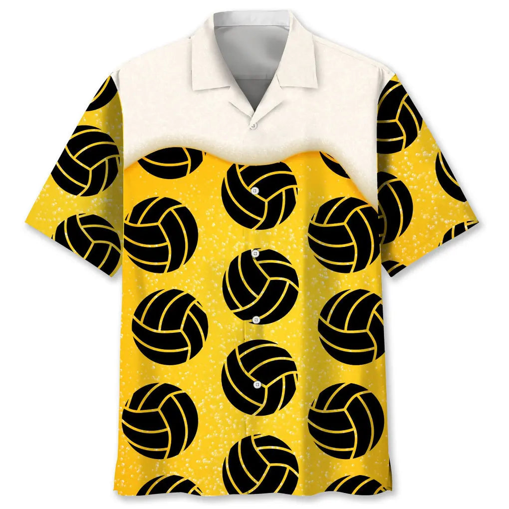 Hawaiian Shirt / Adults / S Volleyball Beer Hawaiian Shirt