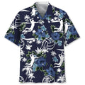 Hawaiian Shirt / Adults / S Volleyball Blue Nature Hawaiian Shirt