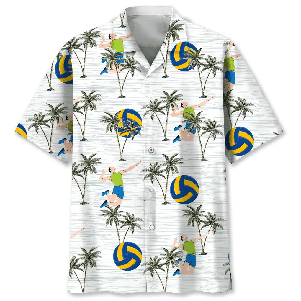 Hawaiian Shirt / Adults / S Volleyball Coconut Hawaiian Shirt