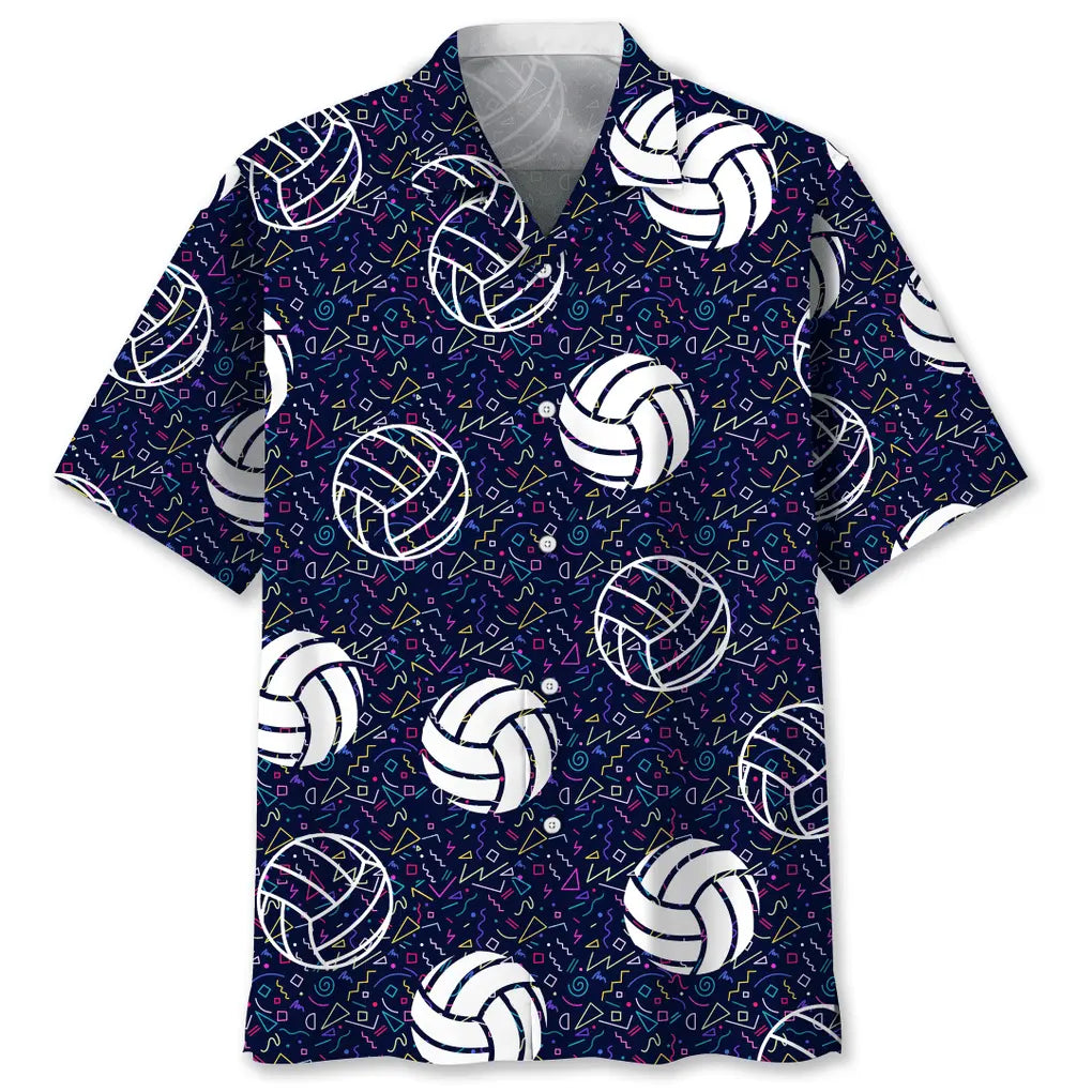 Hawaiian Shirt / Adults / S Volleyball Color Hawaiian Shirt