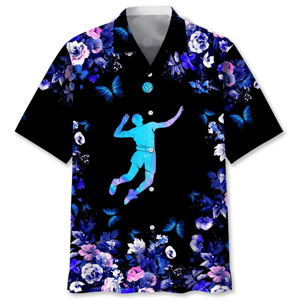 Hawaiian Shirt / Adults / S Volleyball Hawaiian Nature Hawaiian Shirt