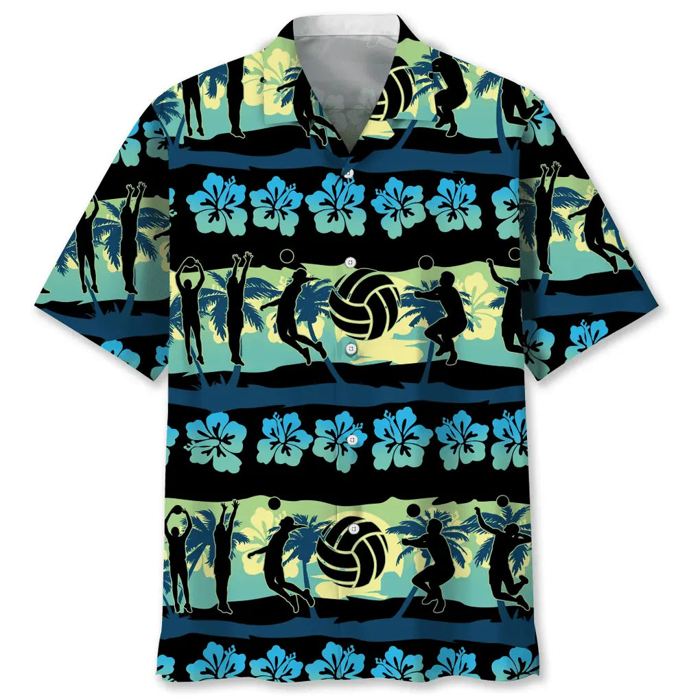 Hawaiian Shirt / Adults / S Volleyball Nature Beach Hawaiian Shirt