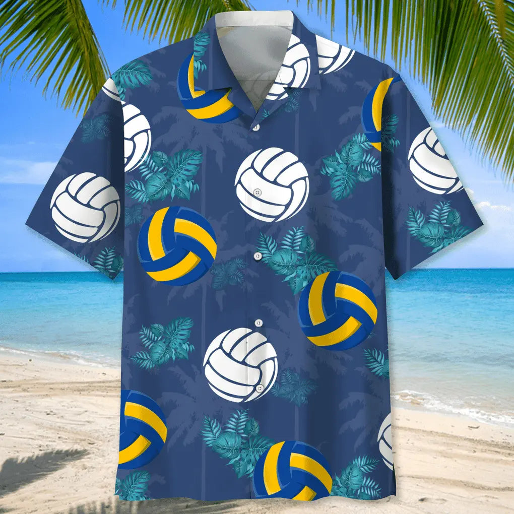 Volleyball Tropical Hawaiian Shirt