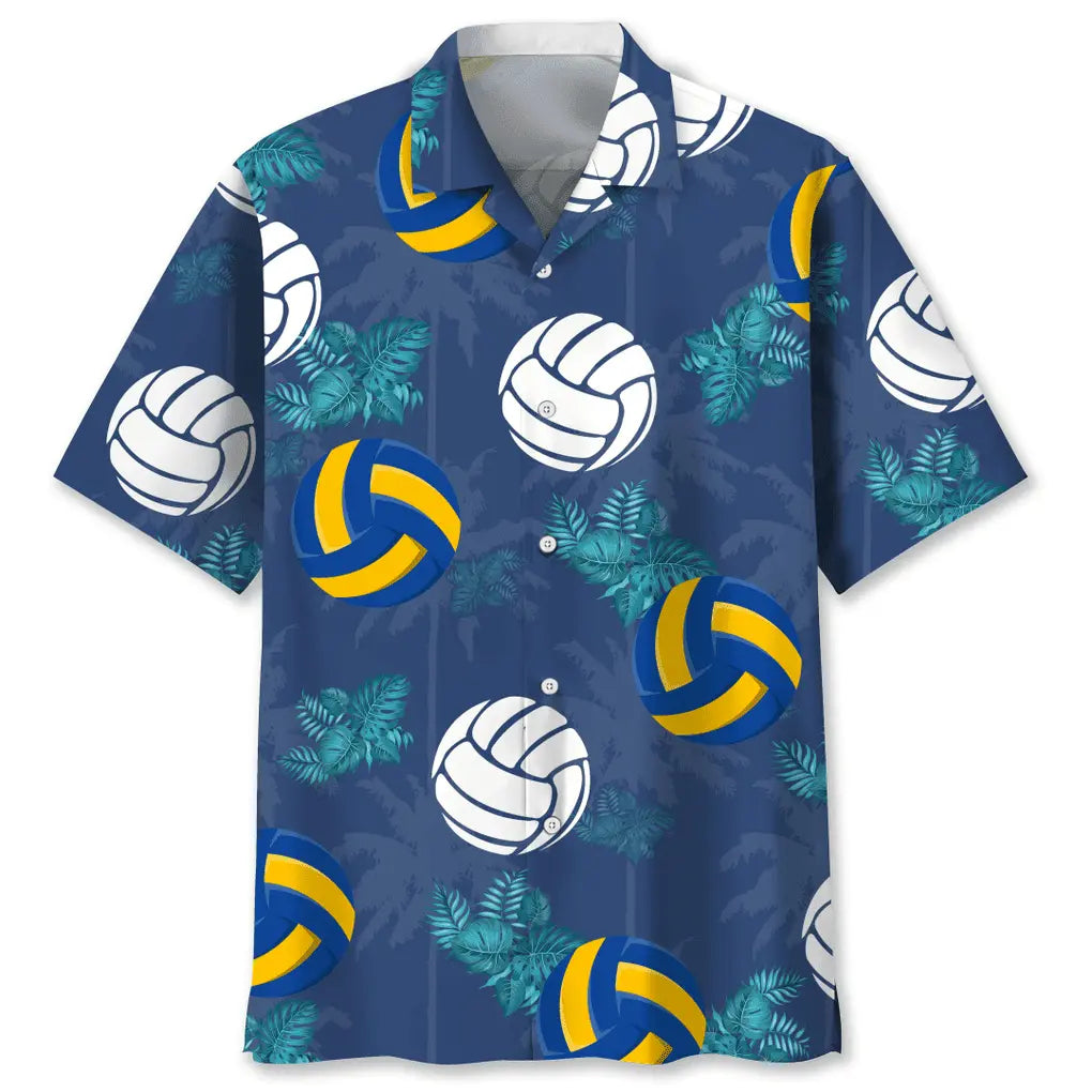 Hawaiian Shirt / Adults / S Volleyball Tropical Hawaiian Shirt