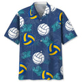 Hawaiian Shirt / Adults / S Volleyball Tropical Hawaiian Shirt