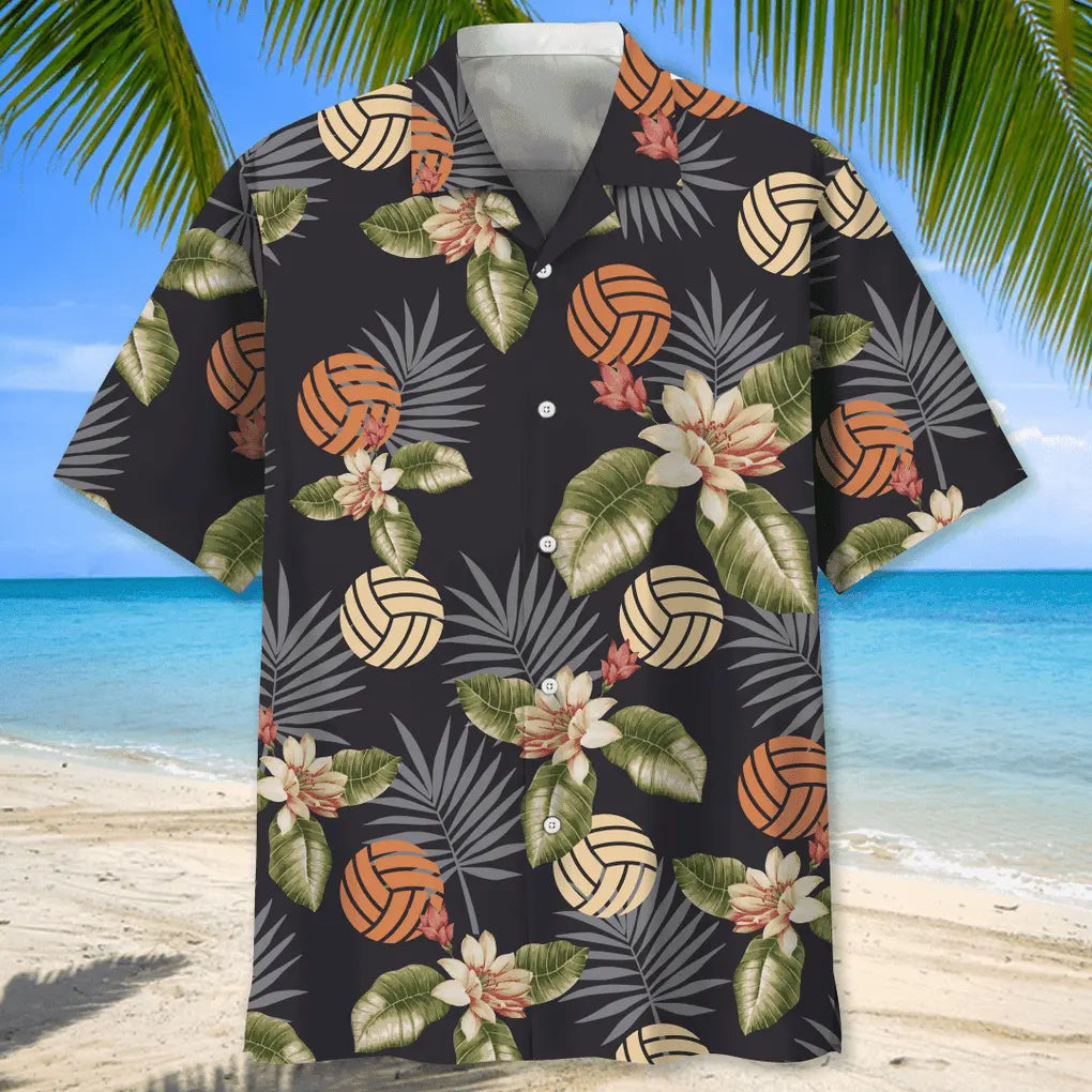 Volleyball Tropical Hawaiian Shirt