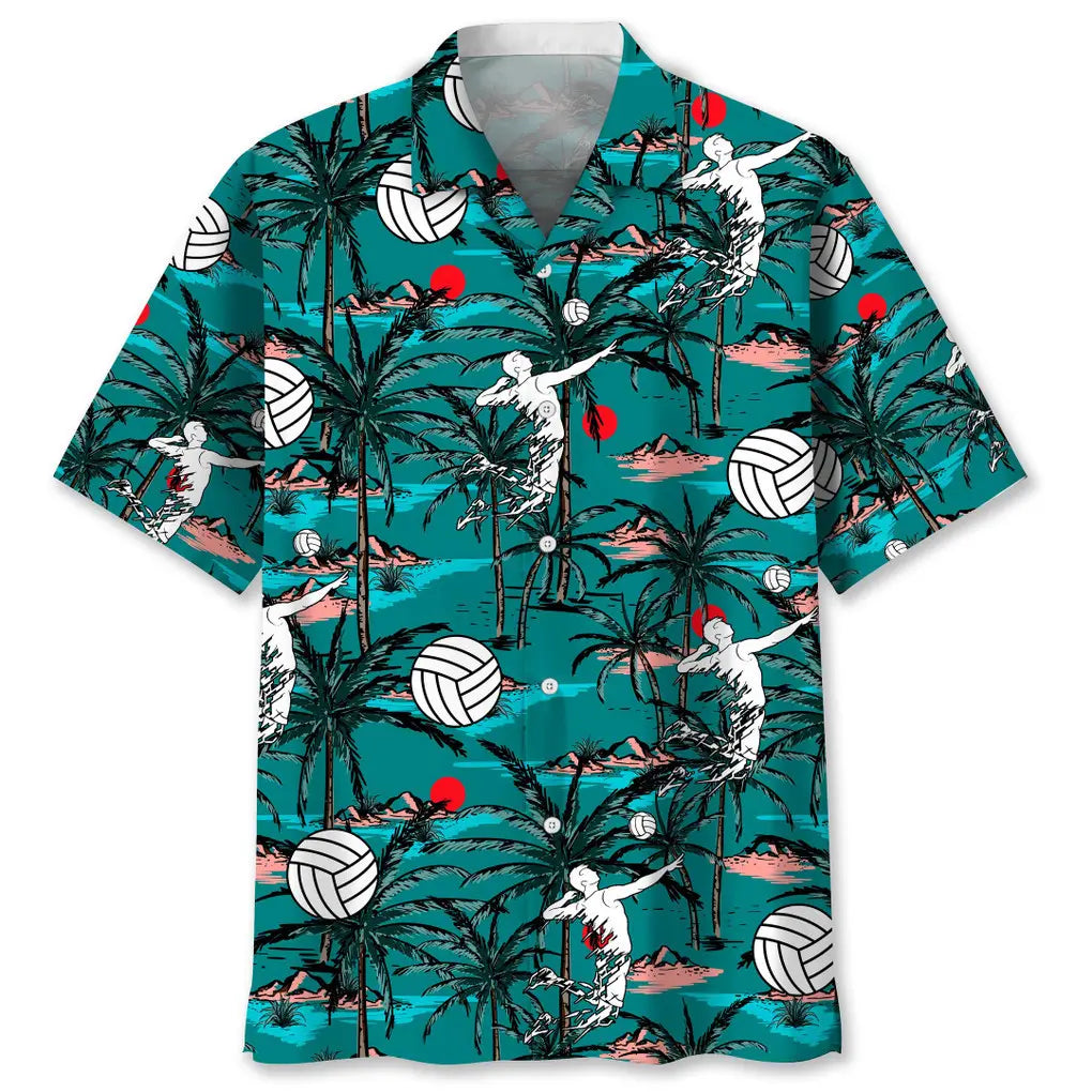 Hawaiian Shirt / Adults / S Volleyball Vintage Hawaiian Shirt