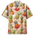 Hawaiian Shirt / Adults / S Water Color Pineapple Hawaiian Shirt Men