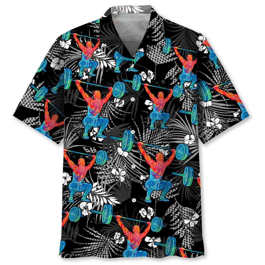 Hawaiian Shirt / Adults / S Weight Lifting Gym Hawaiian Shirt