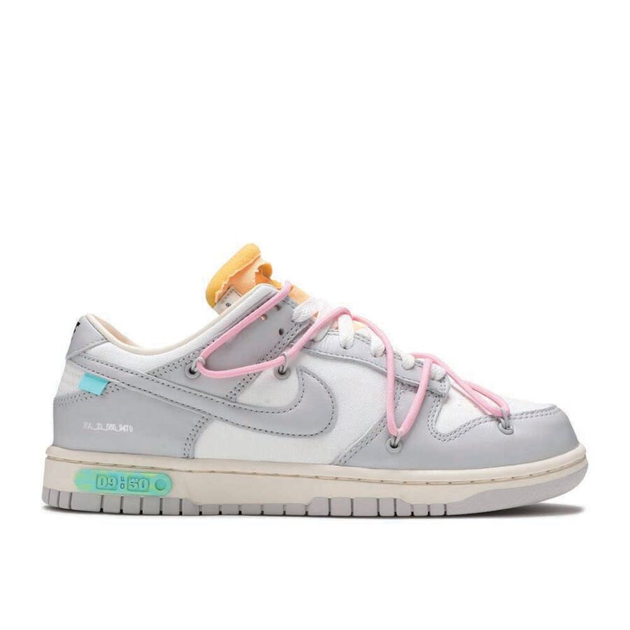Nike Off-White X Dunk Low Lot 09 Of 50s Collaboration DM1602-109