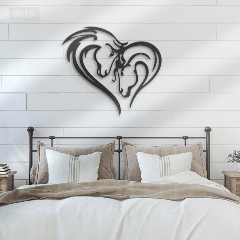 Horse LED Metal Sign 