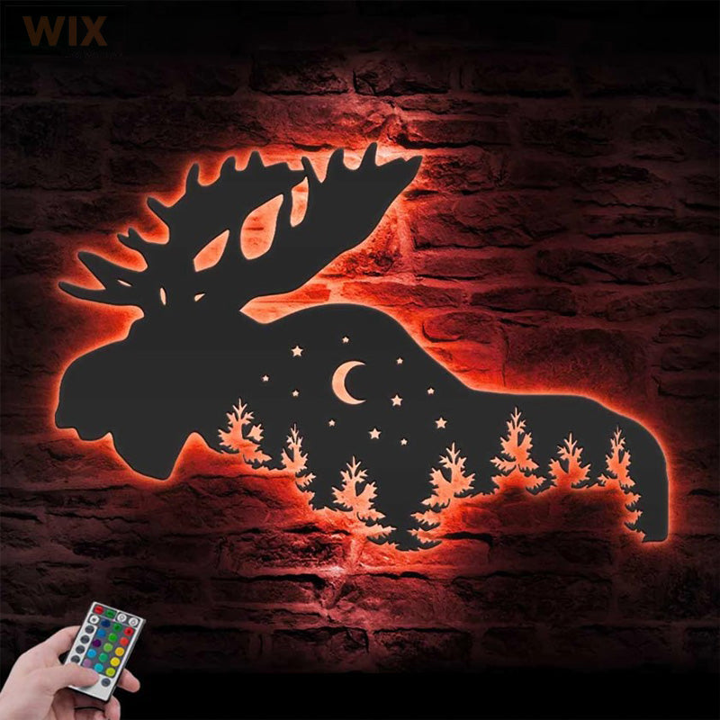 Hunting LED Metal Sign 
