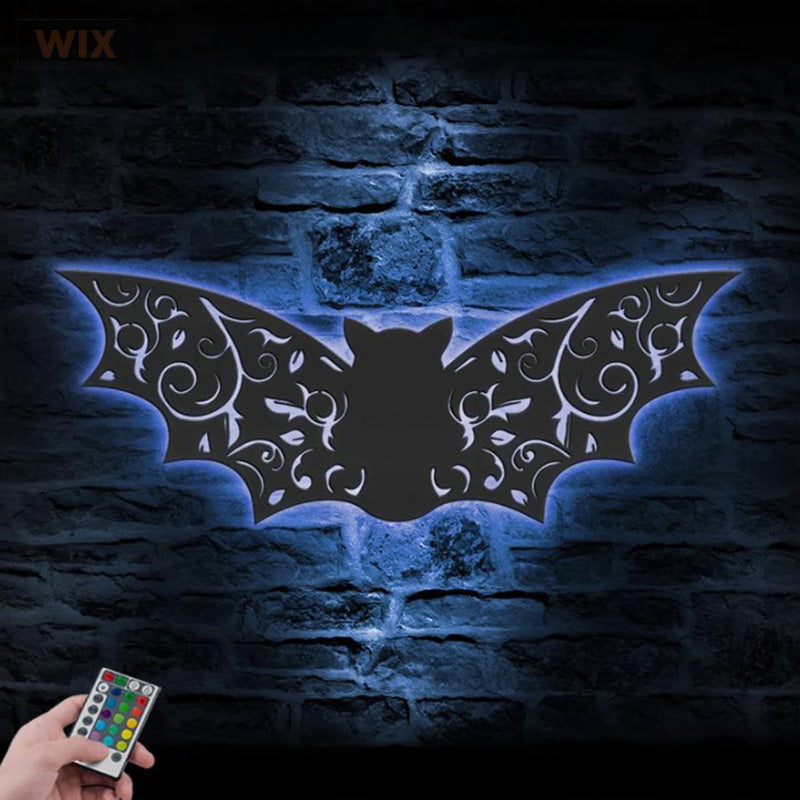 Birds LED Metal Sign 