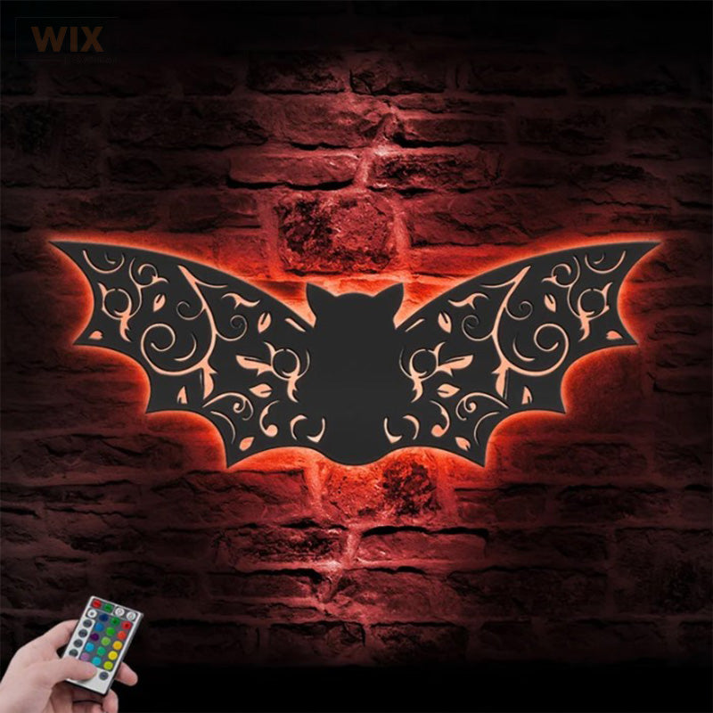 Birds LED Metal Sign 