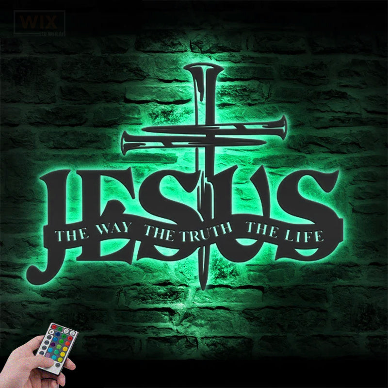 Catholic LED Metal Sign 