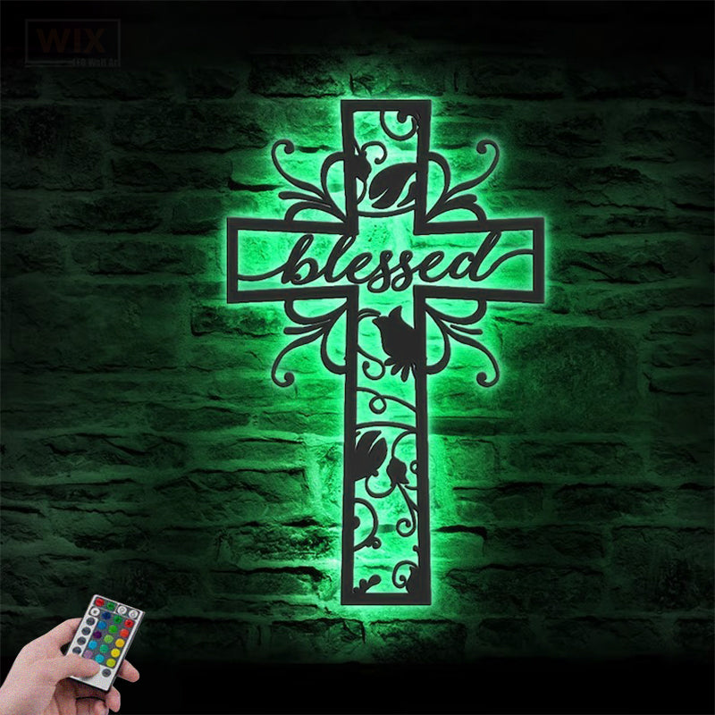 Catholic LED Metal Sign 