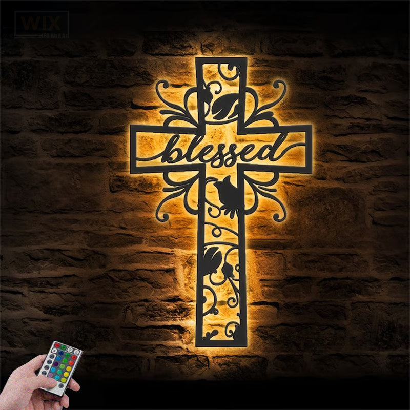Catholic LED Metal Sign 