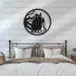 Cat Led Metal Sign 