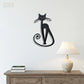 Cat Led Metal Sign 