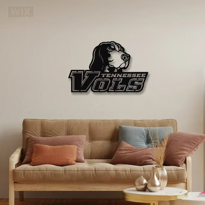 Dog Led Metal Sign 