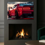Acrylic UV-Printed Car Poster with Integrated Neon LED Lighting