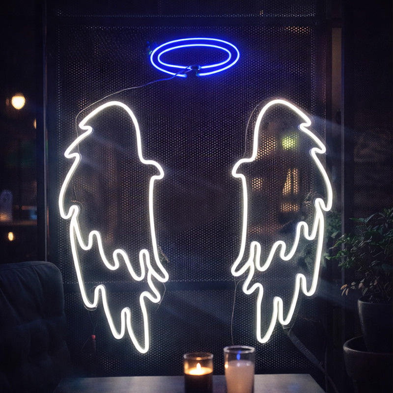 1AngelWingsNeonSignwithHalo_White_BlueLEDWallLight.jpg