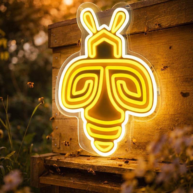 1BeeNeonLEDSign_BrightYellowHoneybeeWallLightforShop_Cafe_HomeDecor.jpg