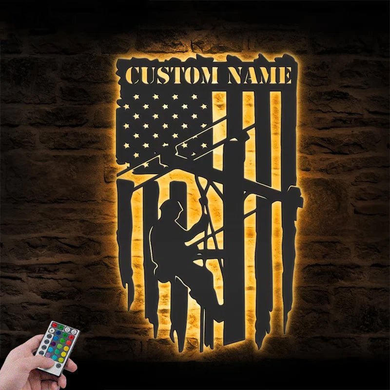 1CustomNameElectricalWorkerMetalWallSignsWithRGBLedLight.jpg