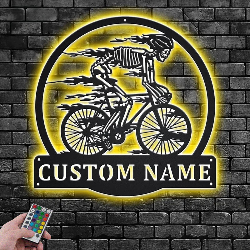 1CustomNameSkullBicycleNameSignDecorationForRoom_MetalWallSignsWithRGBLedLight.jpg