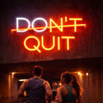 Do Not Quit Neon LED Sign – Motivational Orange & White Typography Light for Home, Office & Creative Spaces