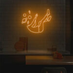 Floating Astronaut Space Line Art LED Neon Wall Decor - LEDTOT