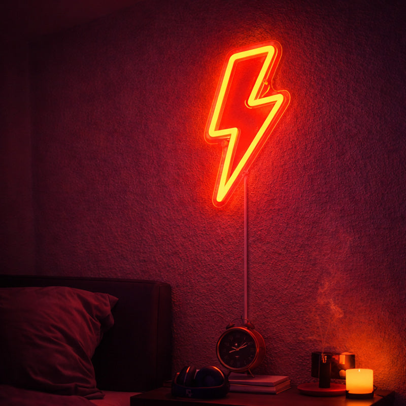 1LightningBoltNeonWallLight_RedLEDEnergySymbol.jpg