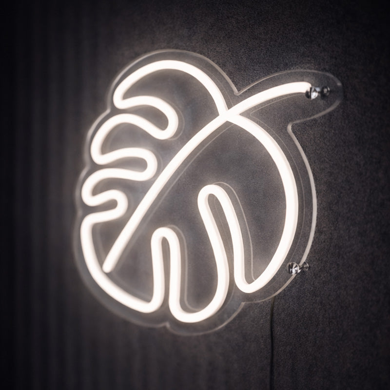 1MonsteraLeafWhiteNeonSign_MinimalTropicalLEDWallLight.jpg