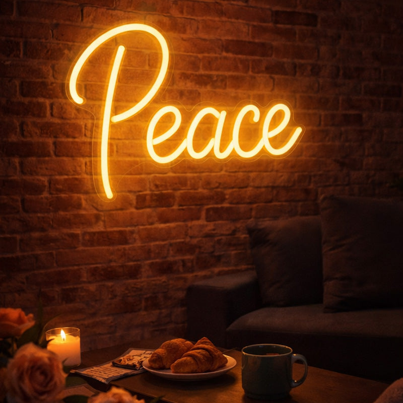 1PeaceNeonSign_WarmYellowLEDScriptLightforHome_Wedding_RelaxingSpaces.jpg