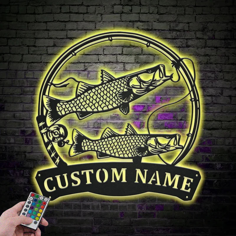 1PersonalizedCommonSnookFishingFishPoleMetalWallSignsWithRGBLedLight.jpg