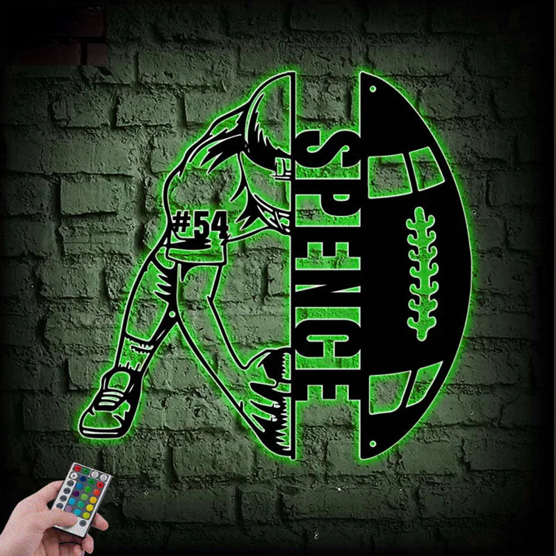 1PersonalizedFootballPlayerMetalSign_MetalWallSignsWithRGBLedLight.jpg