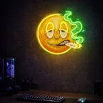 Smiley Face Neon Sign – Funny Emoji LED Neon Wall Art