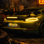 Sports Car Neon Light – Amber LED Rear Light Design
