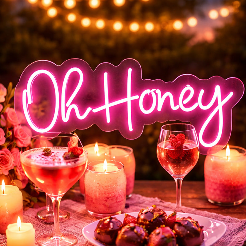 1_OhHoney_PinkNeonLEDSign_RomanticScriptQuoteLightforBedrooms_Cafes_Weddings_BeautyStudios_AestheticHomeDecor.jpg