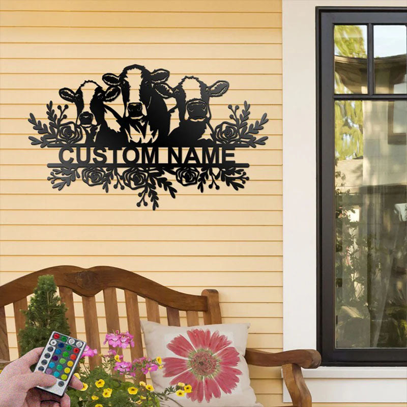 2CustomNameCowMetalArtWallDecor_DiaryFarmIndoor_MetalWallSignsWithRGBLedLight.jpg