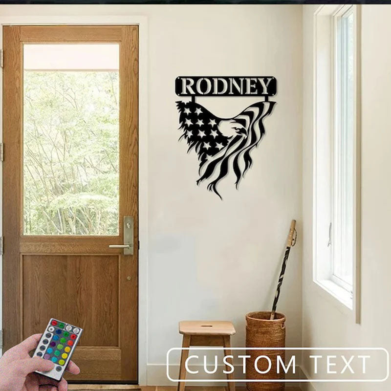 2CustomNameEagleWithUSFlagNameMetalWallSignsWithRGBLedLight.jpg