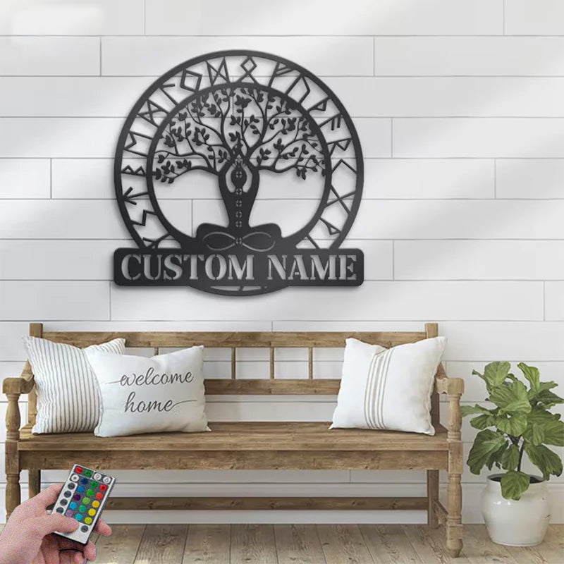 2CustomNameYogaLoverMetalWallSignsWithRGBLedLight.jpg