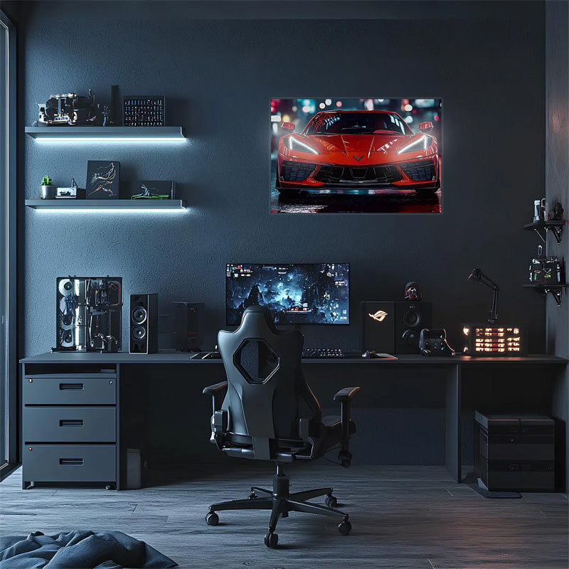 2LuxuryNeonSportsCarWallArt_UVPrinted_ModernManCave_HomeDecor.jpg